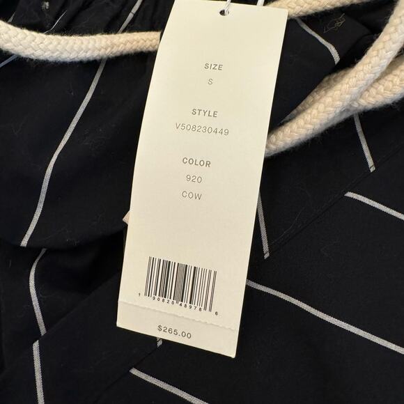 Vince Striped Asymmetric Rope-Tie Skirt Small - Picture 5 of 15